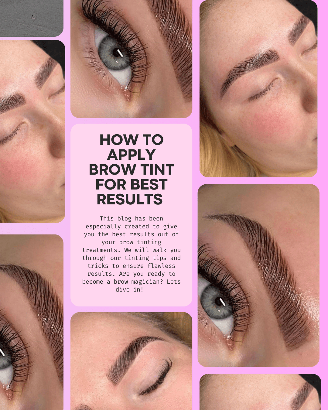 How To Apply Brow Tint, Brow Stain, Brow Dye For The Perfect Brow Shap LASH V