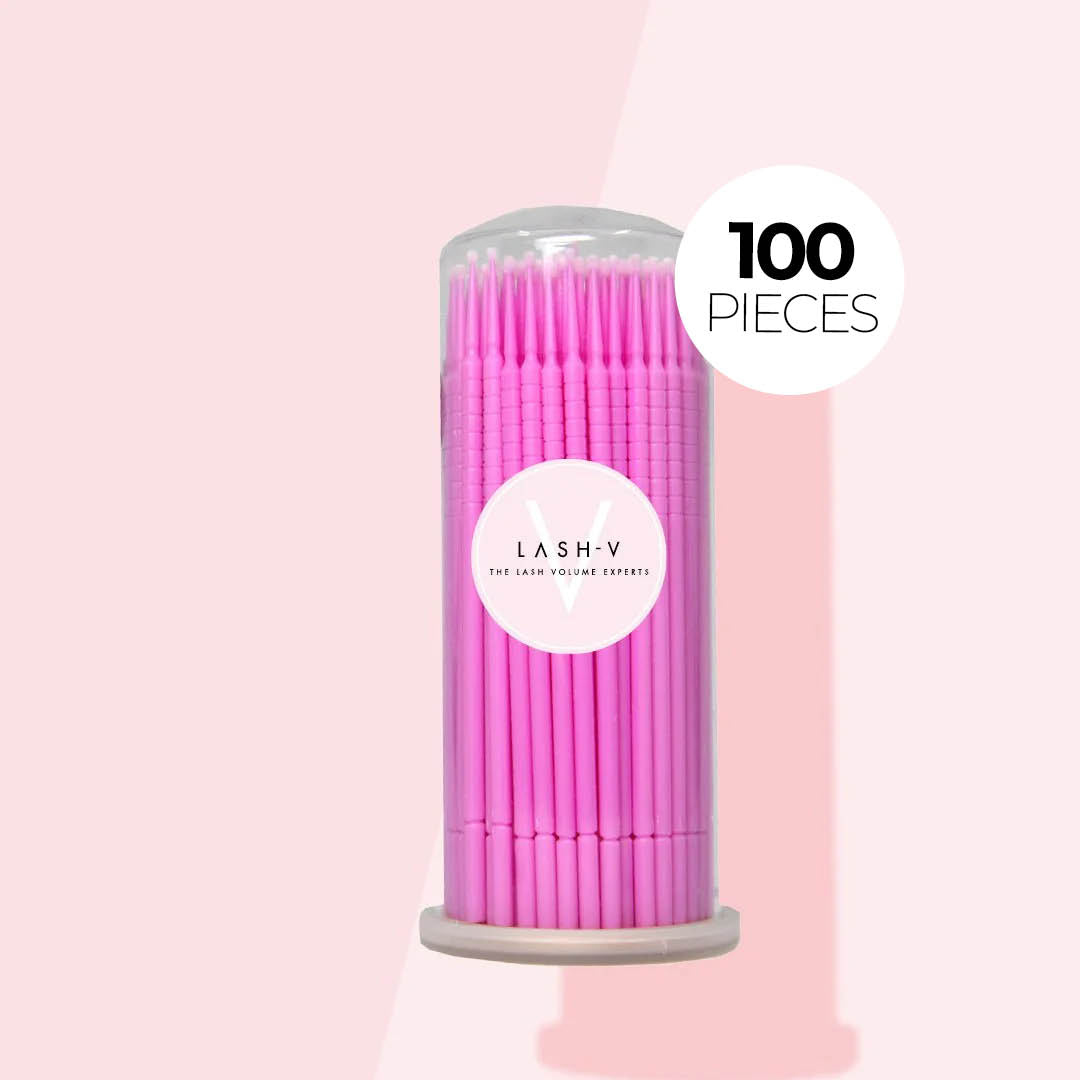 Disposable Micro Brush for Eyelash Extensions (100x Pack) - LASH V