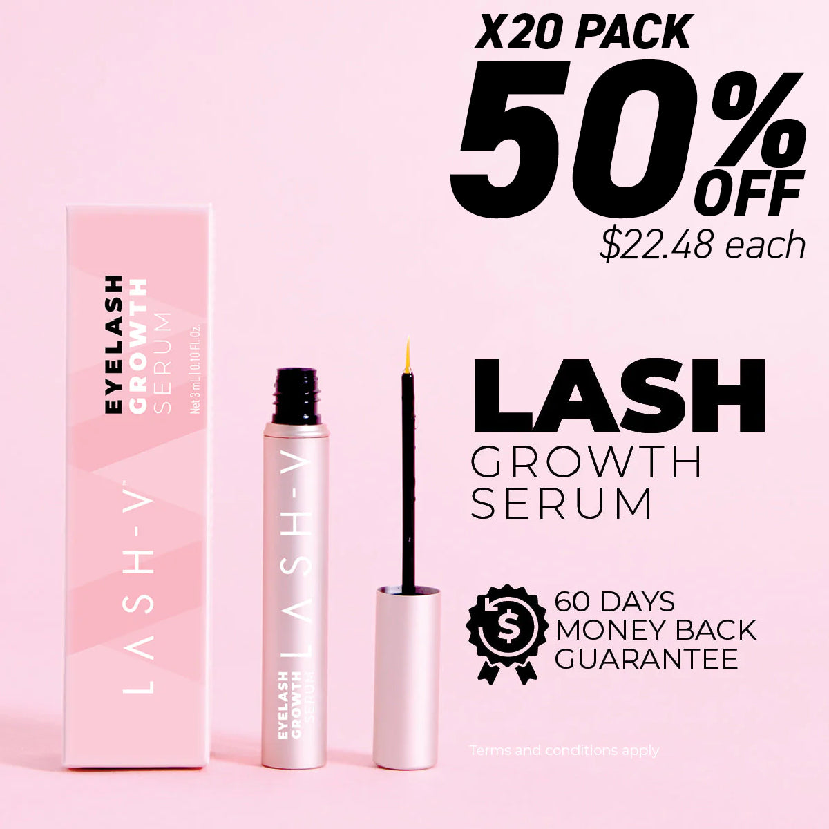 Lash growth online serum