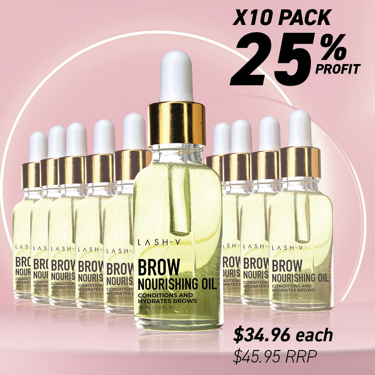 Eyebrow Nourishing Oil - 30ml - (Bundle Packs) - LASH V