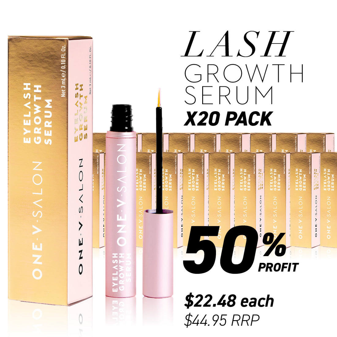 Eyelash Growth Serum - (Bundle Packs) - LASH V