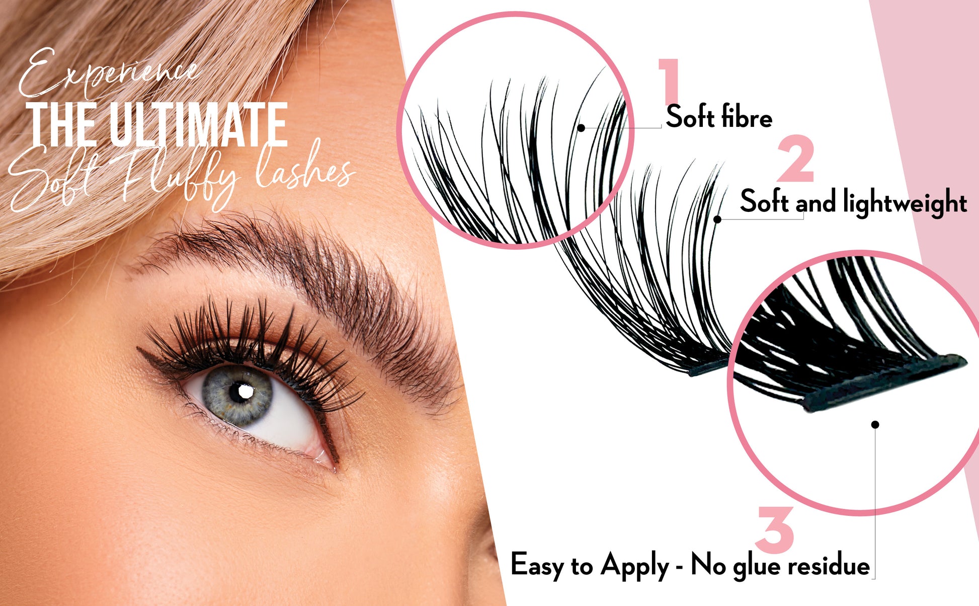 DIY Lash Cluster Complete Kits - 40D (Bundle Pack) - LASH V