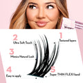 DIY Lash Cluster Combo Kit - Glam Wisp - LASH V