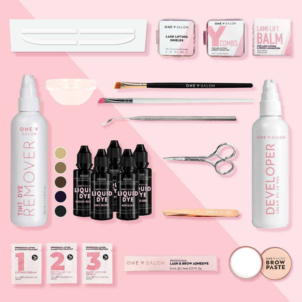 Student Brow Kit - Lamination Lash Lift / Brow Liquid Dye - LASH V