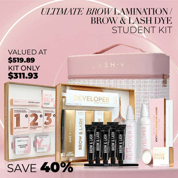 Student Brow Kit - Lamination and Brow Dye / lash lift and tint - LASH V