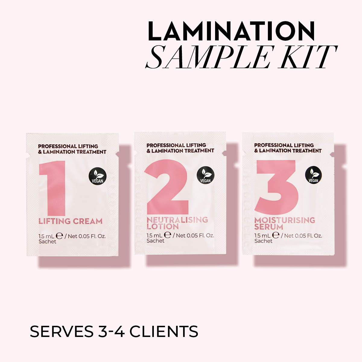 Lash Lift & Brow Lamination Sample Kit - LASH V