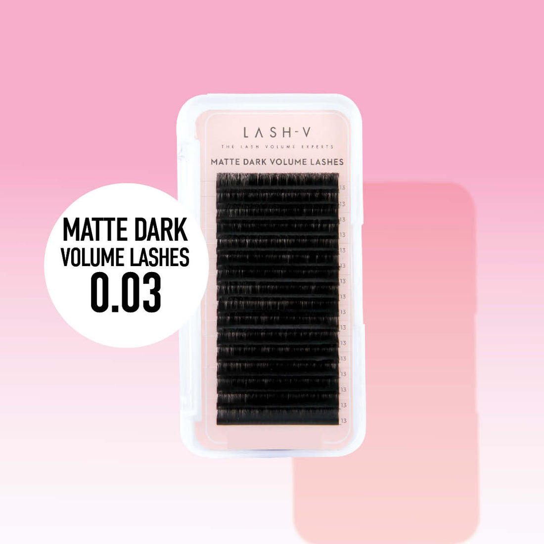 Matte Dark Volume Lashes - 0.03 - LASH V