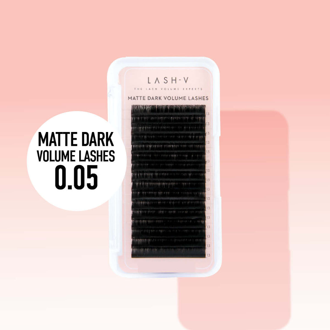 Matte Dark Volume Lashes - 0.05 - LASH V