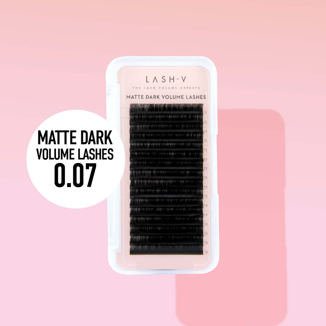 Matte Dark Volume Lashes - 0.07 - LASH V