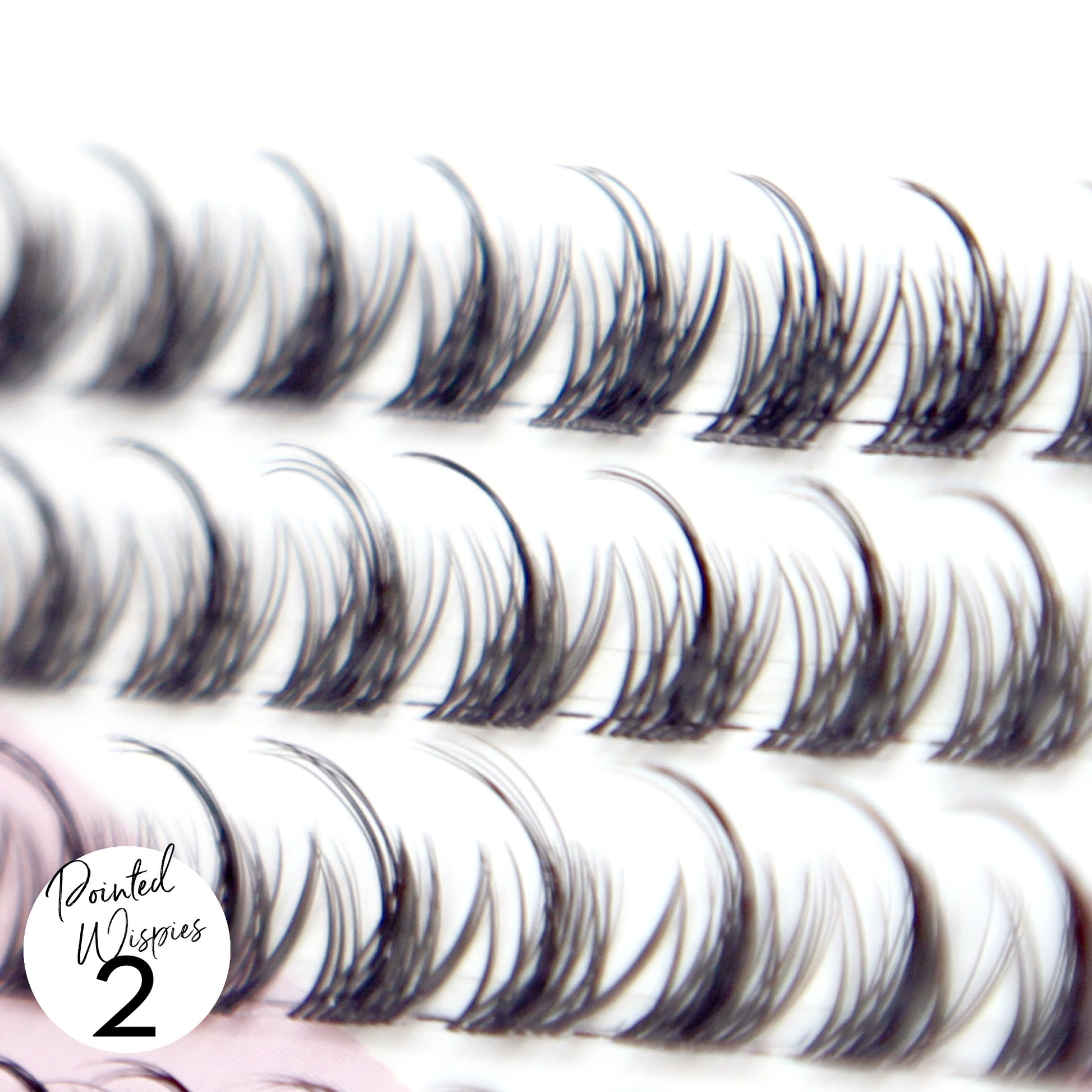 Miss Wispy Cluster Lashes - 77 Clusters Style 2 Pointed Wispies Combo Kit - LASH V