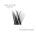 Miss Wispy Cluster Lashes - 77 Clusters Style 4 Double Wispies Combo Kit - LASH V