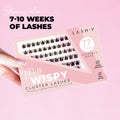 Miss Wispy Cluster Lashes - 77 Clusters Style 2 Pointed Wispies Combo Kit - LASH V