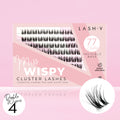 Miss Wispy Cluster Lashes - 77 Clusters Style 4 Double Wispies Complete Kit - LASH V