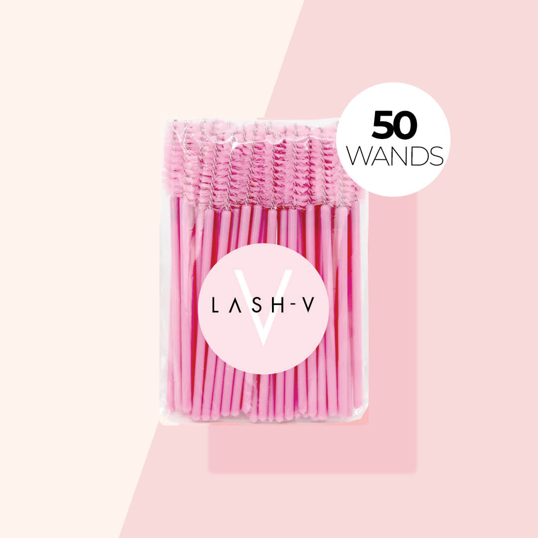 Disposable Mascara Wands Eyelash Extensions (50x Pack/ 500x pack) - LASH V