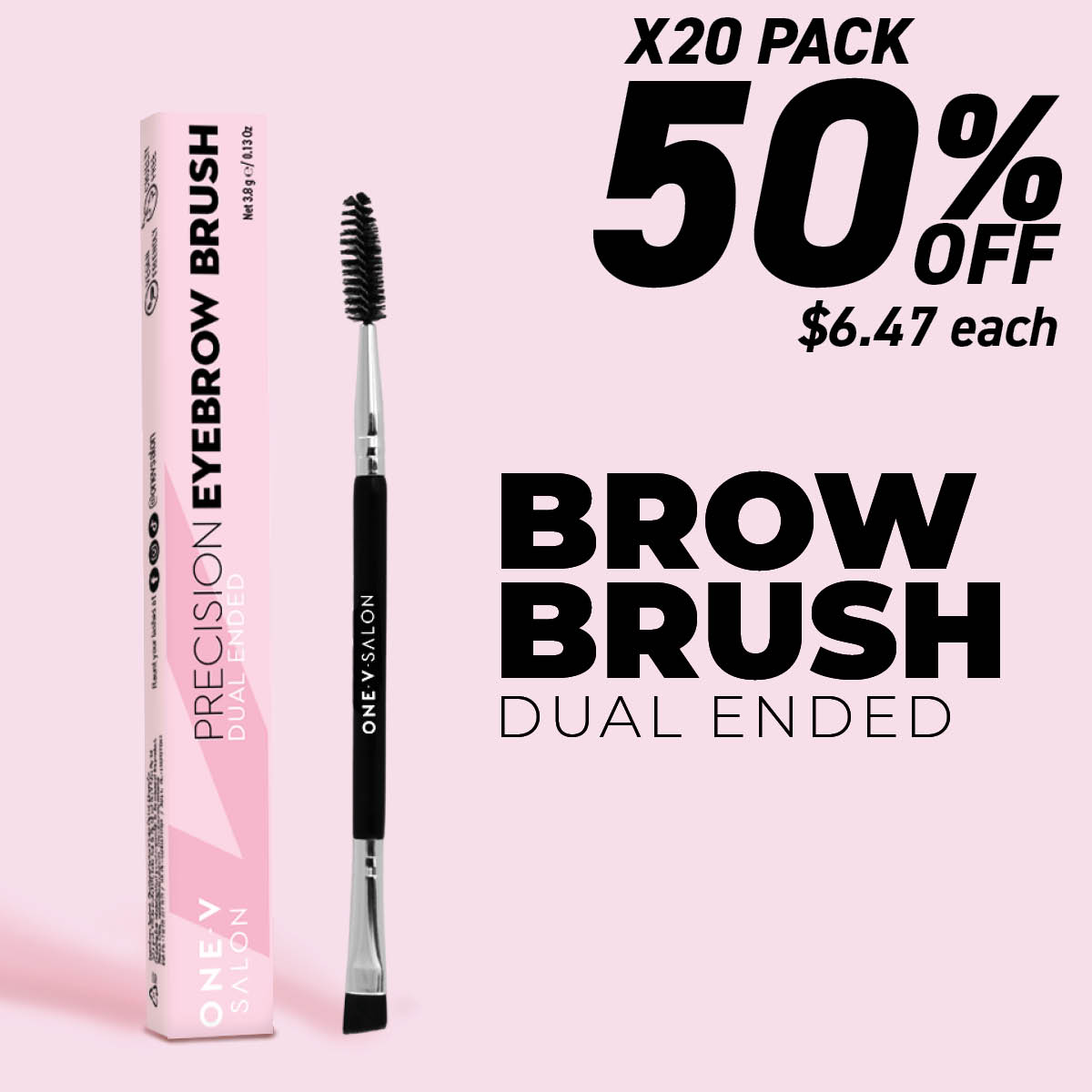 Precision Eyebrow Brush Dual Ended- Bundle Packs - LASH V