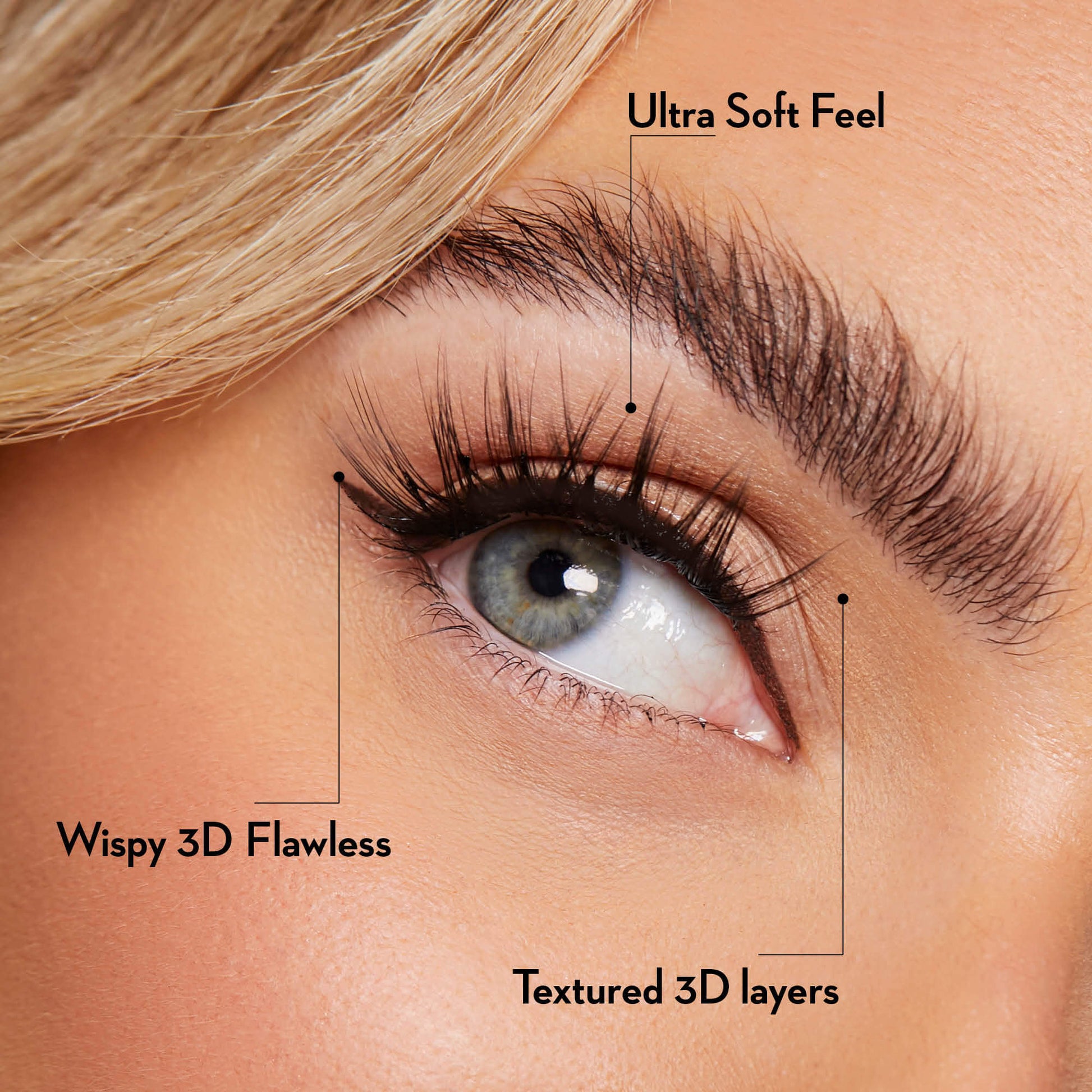 Luxe 3D Flawless -PETITE WISPY- 238 DIY Cluster Lashes Complete Kit - LASH V