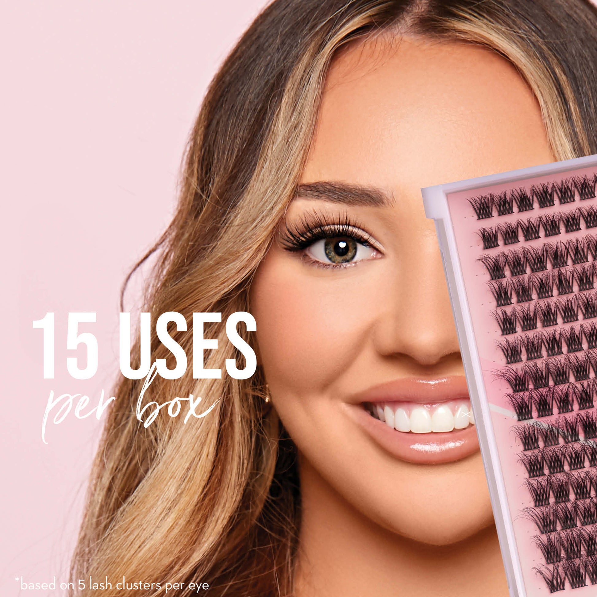 Luxe 3D Flawless - Girls Night - 168 DIY Cluster Lashes Complete Kit - LASH V