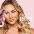 Luxe 3D Flawless -Hollywood - 140 DIY Cluster Lashes Complete Kit (Bundle Kit) - LASH V