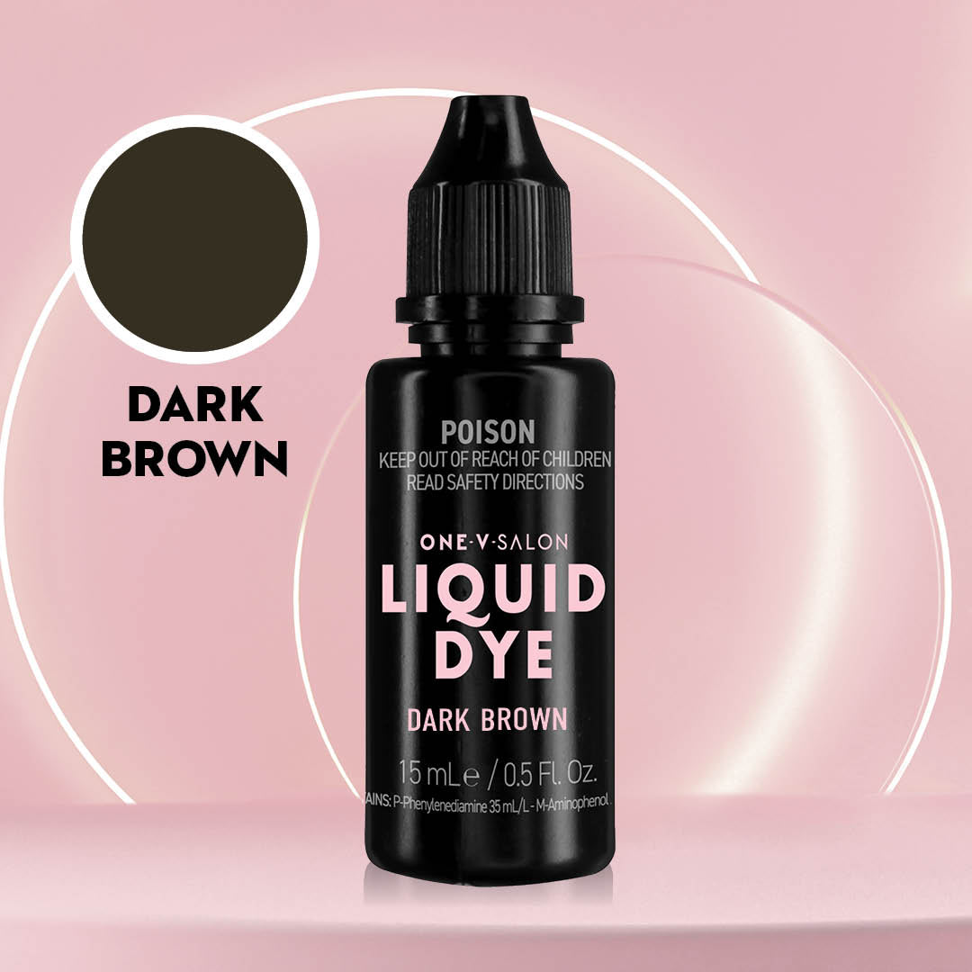 Liquid Dye WITHOUT Henna 15ml + Developer 3% - LASH V