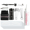 Brow Liquid Dye Complete Combo Kit  And Airbrush Bundle Kit - LASH V