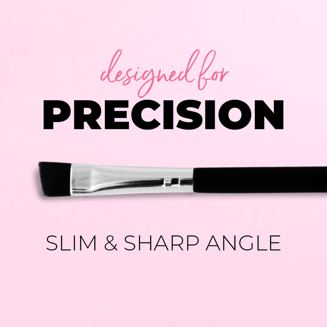 Precision Eyebrow Brush Dual Ended . - LASH V